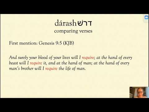 10 - dárash. Hebrew Word Study דרשׁ