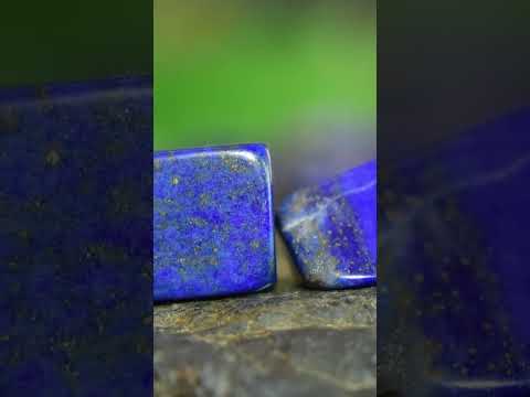 Blue lapis lazuli gemstone, for jewelry, packaging type: box