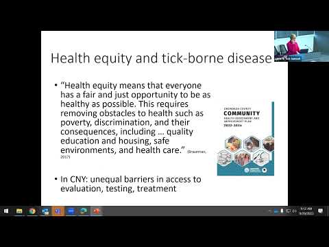 Tick borne diseases a public health priority in CNY - County Health Commissioner - Lyme Summit 2023