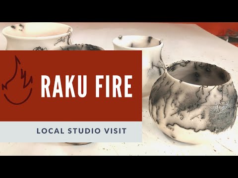 Local Pottery Studio Visit   Raku Fire