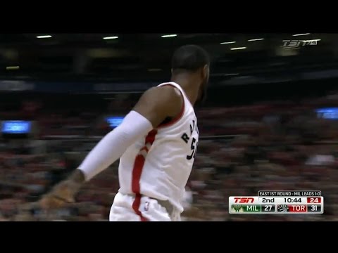 Raptors Highlights: Raining Threes in Toronto - April 18, 2017