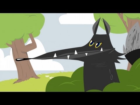 Le Loup et l'Agneau - Les Fables de La Fontaine en dessin animé - Hellokids.com