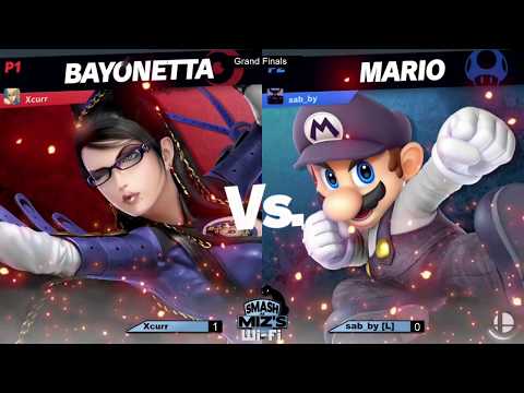 Smash @ Miz's WiFi 6 - Xcurr (Bayonetta) vs. sab_by (L) (Mario, Captain Falcon) Grand Finals