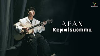 Lirik Lagu Kepalsuanmu - Afan: Kau Tinggalkan Aku karena Dia, Kini Kau Kembali Mengharap Cintaku