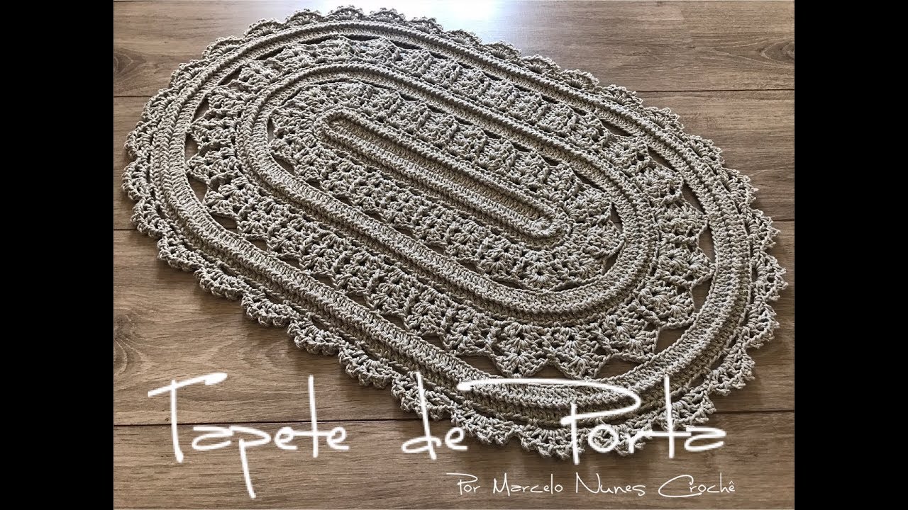Tapete de Porta em Crochê por Marcelo Nunes