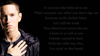 Dr. Dre - I Need A Doctor (feat. Eminem &amp; Skylar Grey) Lyrics Video