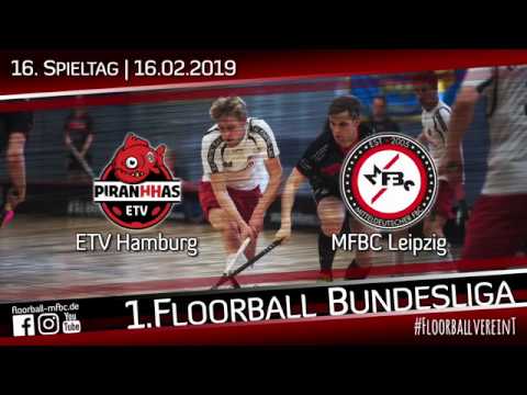 HL: ETV Hamburg vs MFBC Leipzig / 8:9 / 16.Spieltag / 1.Floorball Bundesliga Saison 2018/19