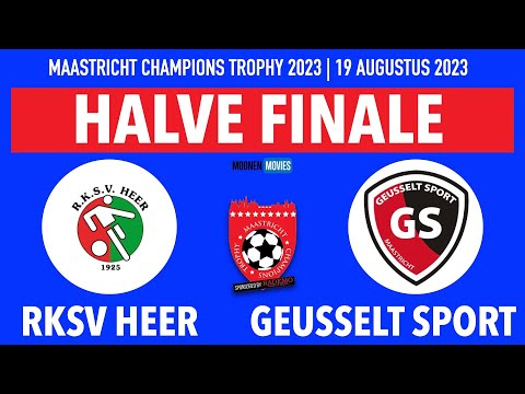 STRAFSCHOPPEN BESLISSEN DE HALVE FINALE TUSSEN RKSV HEER EN GEUSSELT SPORT