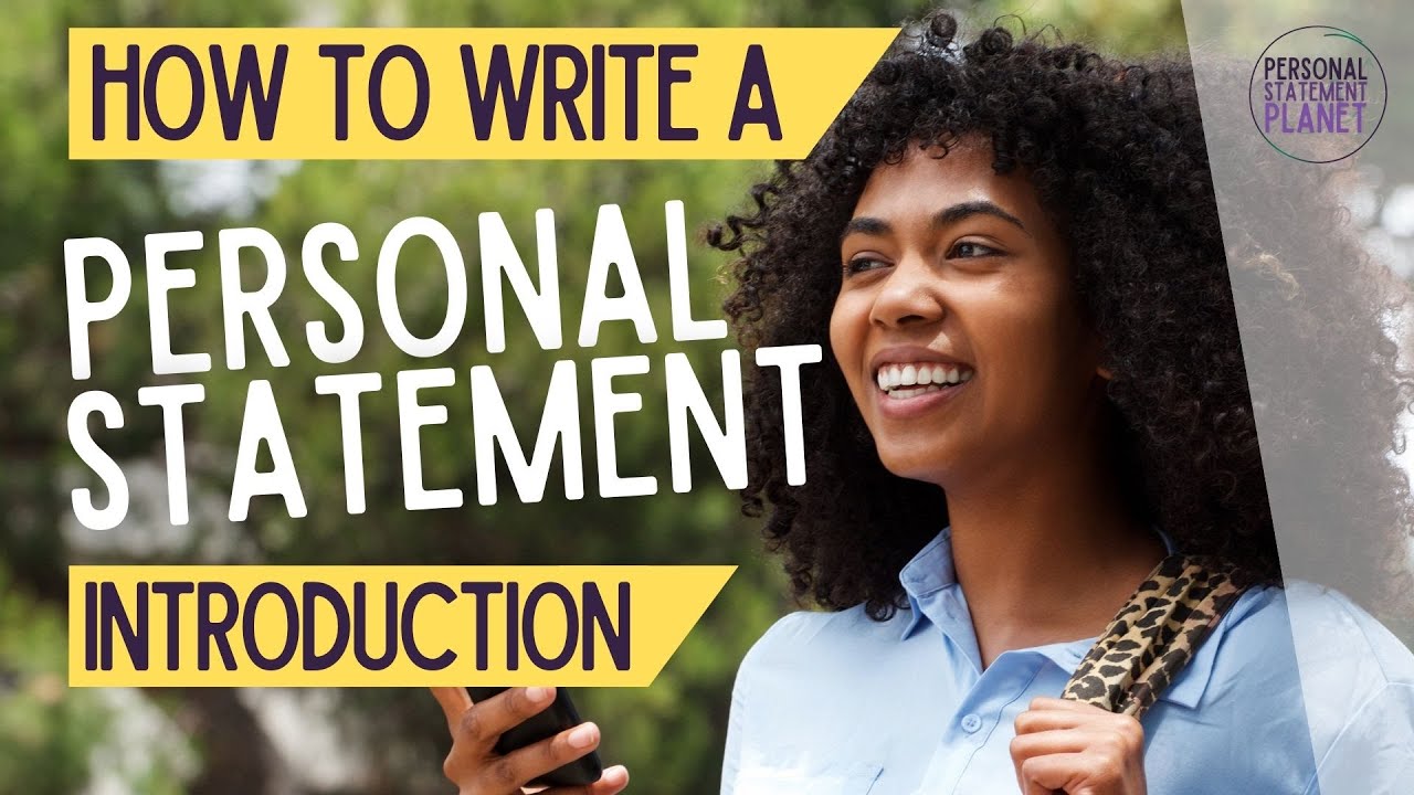 How To Write A Personal Statement Introduction