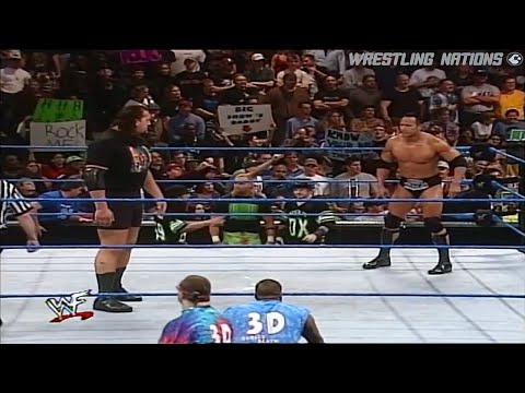 The Rock vs Big Show Lumberjack Match