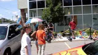 Fans await Demi Lovato's appearance at AT&T in Strongsville, OH