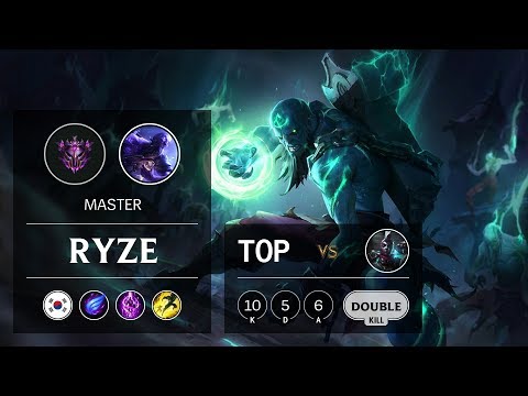 Ryze Top vs Ekko - KR Master Patch 10.1