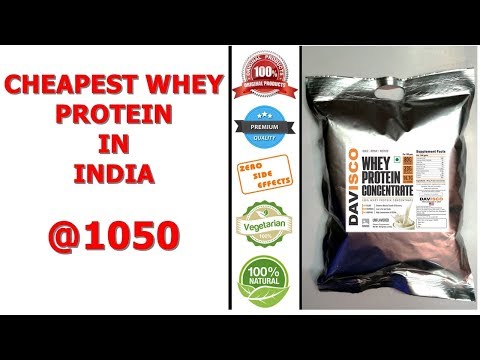 Davisco Cheapest Unflavoured Whey Protein in India Unboxing Best Quality