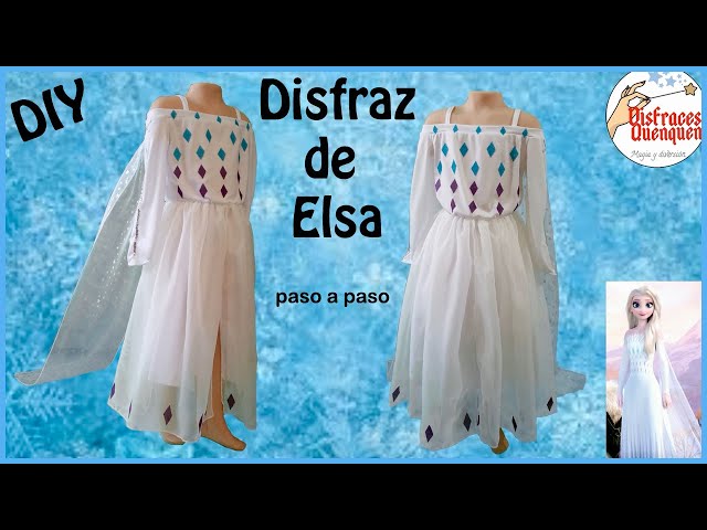 Vídeo relacionado con ELSA & ANNA Disfraz de princesa niña - Vestido de princesa para niña - Disfraz de reina de las nieves - Para fiestas, cumpleaños, cosplay y Halloween - 4-5 años (FBA-IT&ES-202)
