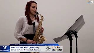 Sara FERREIRA PAIS plays Caprice en forme de valse by P. Bonneau #adolphesax