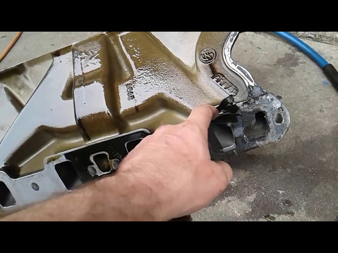 Ford 351W 302 5.0 Intake gasket failure Leak edelbrock 7220 Fel-pro 1250 1250S3 Fixed
