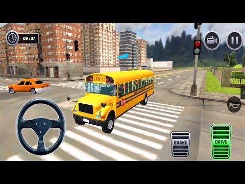 School Bus Coach Driver Simulator 2019 ：New Bus Unlocked - Android GamePlay