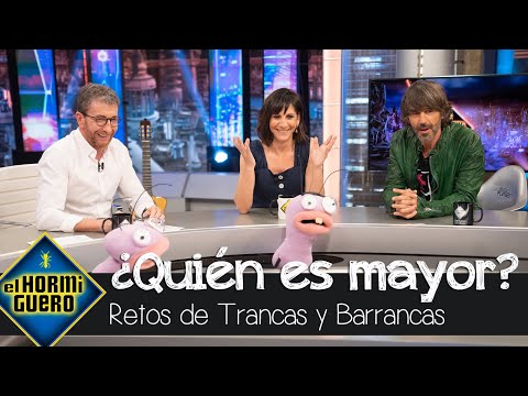 Trancas y Barrancas hacen que Malena Alterio y Santi Millán se piquen por la edad - El Hormiguero