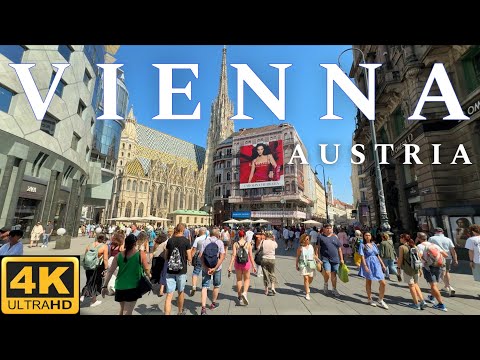 Vienna,  Austria  🇦🇹 August 2025, Walking Tour, 4K UHD 