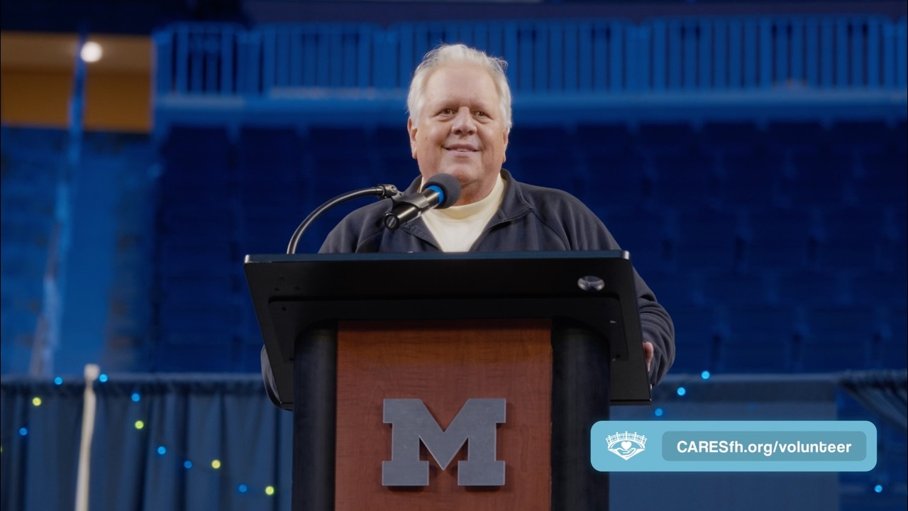 CARES volunteers at the University of Michigan Stadium