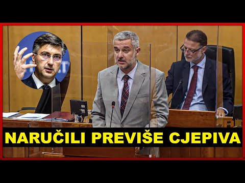 Nino Raspudić popljuvao EU i poslao jasnu poruku Plenkoviću: "Kupili ste previše cjepiva, zašto?"