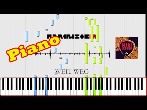Rammstein - Weit Weg - Piano Tutorial