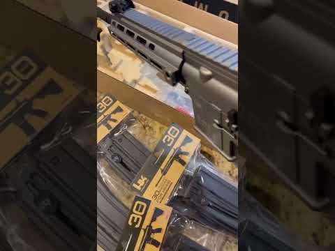 HK 416 22LR rifle! With 30rd magazines🔥🔥 #HK #22lr #reel #rifle