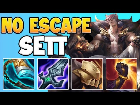 RUNNING WON'T HELP! THIS NO ESCAPE SETT BUILD IS 100% IMPOSSIBLE TO PLAY AGAINST! - LoL Gameplay