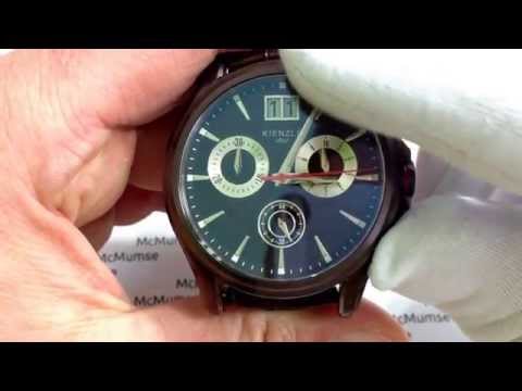 Kienzle 1822 Chronograph Ronda 8040B Saphirglas Braun