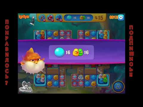 Fishdom level 8811, 8812, 8813, 8814, 8815 / Фишдом уровень 8811, 8812, 8813, 8814, 8815