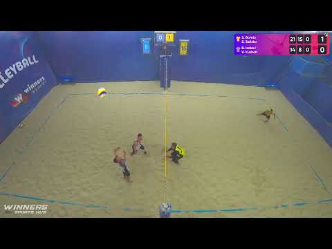 17:30 S. Borets / S. Zalizko - B. Isakov / V. Kushch 14.01.2023 | Winners Beach Volleyball