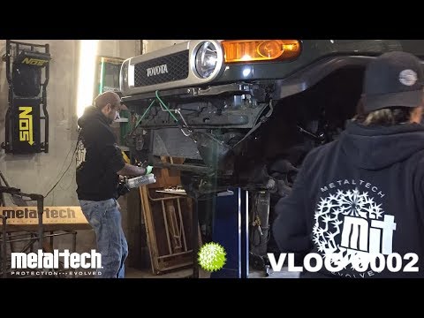VLOG 0002 Metal Tech Hidden Winch Mount for Toyota FJ Cruiser - Strong Hold Bumper
