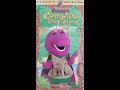 Barney Home Video Barney S Campfire Sing Along 1996 VHS Reprint