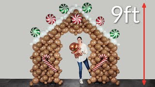 How to make a Gingerbread House with Link Balloons (DIY)