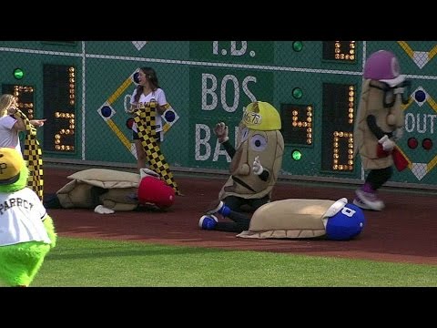 MIL@PIT: Pierogies race ends in pileup, confusion