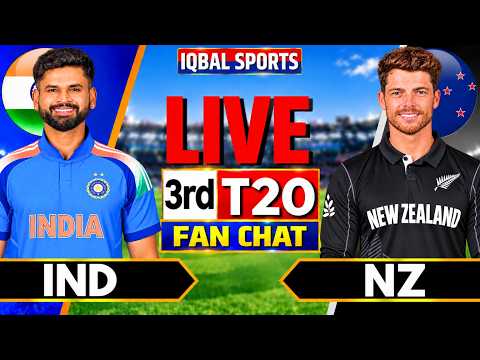 IND vs NZ 3rd T20 Live Fan Chat | India vs New Zealand 2026 | Live Cricket Match Today, Iqbal Sports