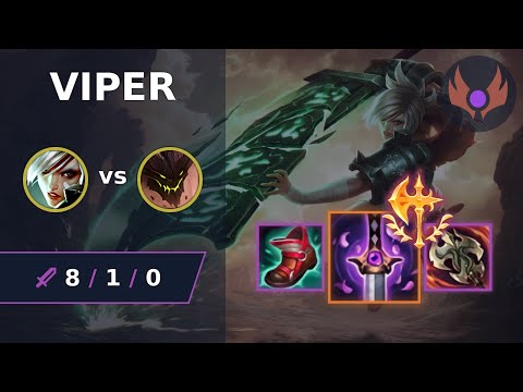 [ Viper ] Riven TOP vs Malphite | NA MASTER | LOL Season 2023