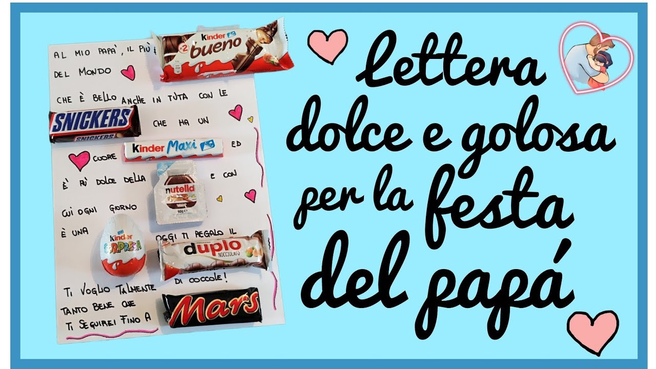 Lettera dolce e golosa per la Festa del Papá ❤️ Tutorial Semplice e veloce ❤️  #tutorial #diy