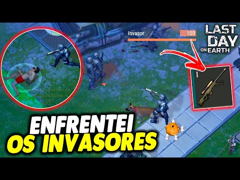 ENFRENTEI OS INVASORES COM A NOVA NOVA ARMA DA GENESIS - Last Day On Earth