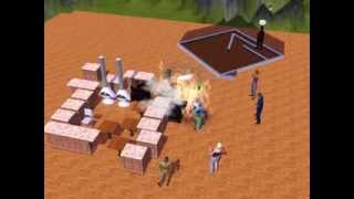preview picture of video 'Kosmici w the sims3 się palą.'