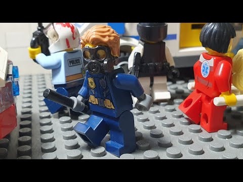 The lego zombie:police checkpoint