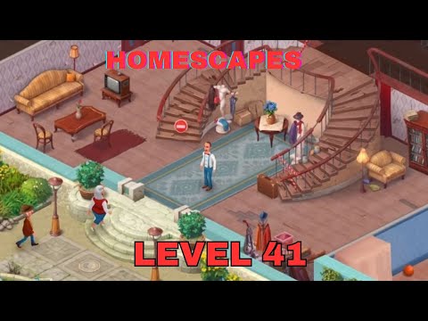 HOMESCAPES LEVEL 41 - Gameplay Walkthrough (iOS,Android Gameplay) HOMESCAPES gameplay