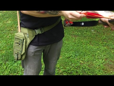 Hipster quiver review! #archery #gear #review #quiver #tradbow
