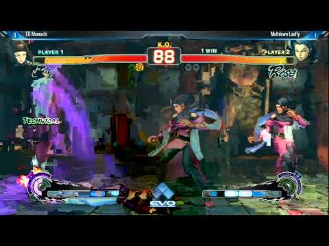 EVO 2014 - Louffy ( Rose ) vs Momochi ( Juri/Ken ) - USF4 TOP 8