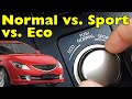 What Happens to Your Car in Normal, Sport, and Eco Driving Modes?