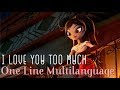 I Love You Too Much One Line Multilanguage With S T 18 Versions