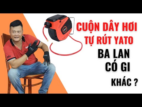 Шланг пневматический ПВХ 14 м на катушке, 1/4", 6,5 мм, 20 Bar YATO