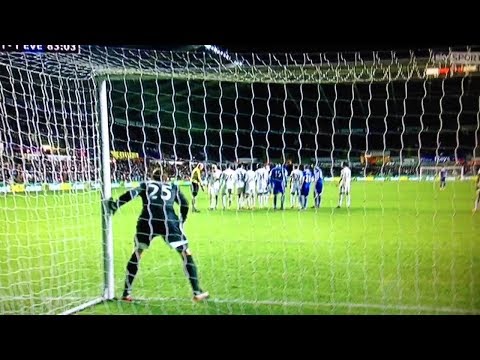 AMAZING ROSS BARKLEY FREEKICK!!!!!!!