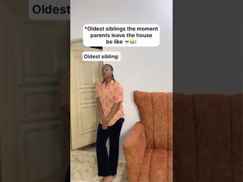Oldest siblings the moment parents leave the house be like 💀😂 #shorts