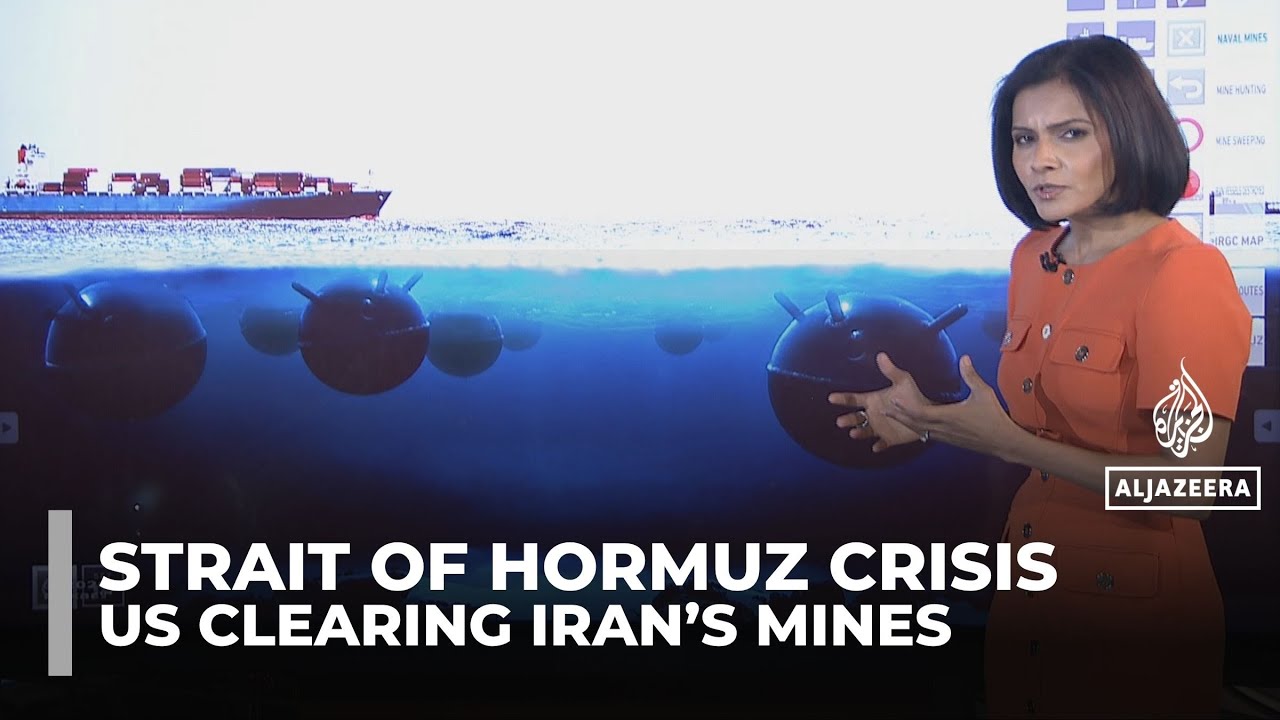 How the US clears Iran's sea mines in the Strait of Hormuz